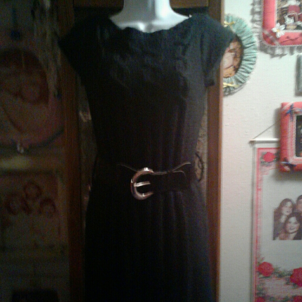 Vintage 90's,Cute,Super SOFT, Black,Mini, Sweater Dress🖤